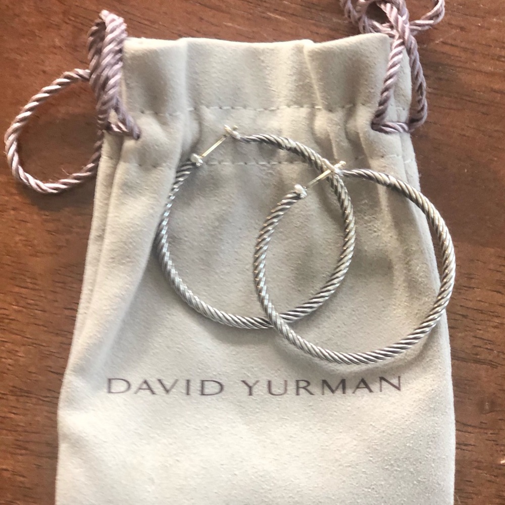David Yurman Hoops Earrings